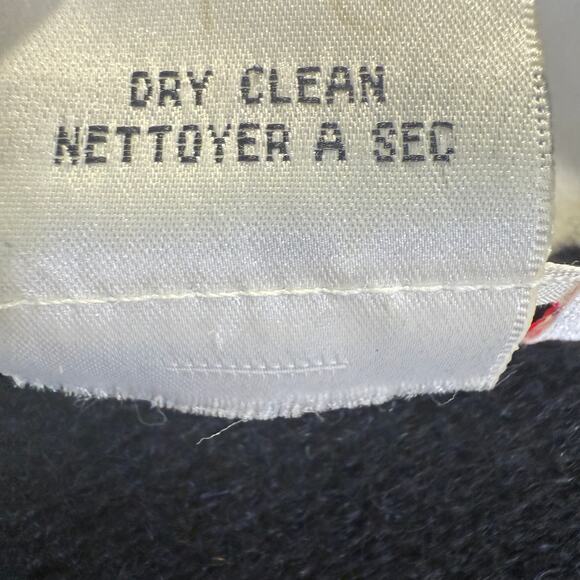 Vintage 100% Shetland Wool Sweater Vest Large Black 90s - Picture 10 of 11